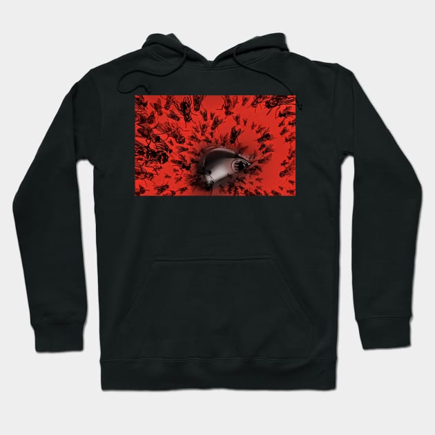 Eye Flys Hoodie by Nonnutritive Art